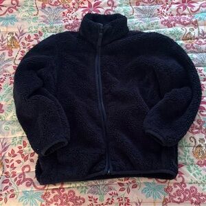 Primary Navy Zip Up Fleece with Cozy Insulation